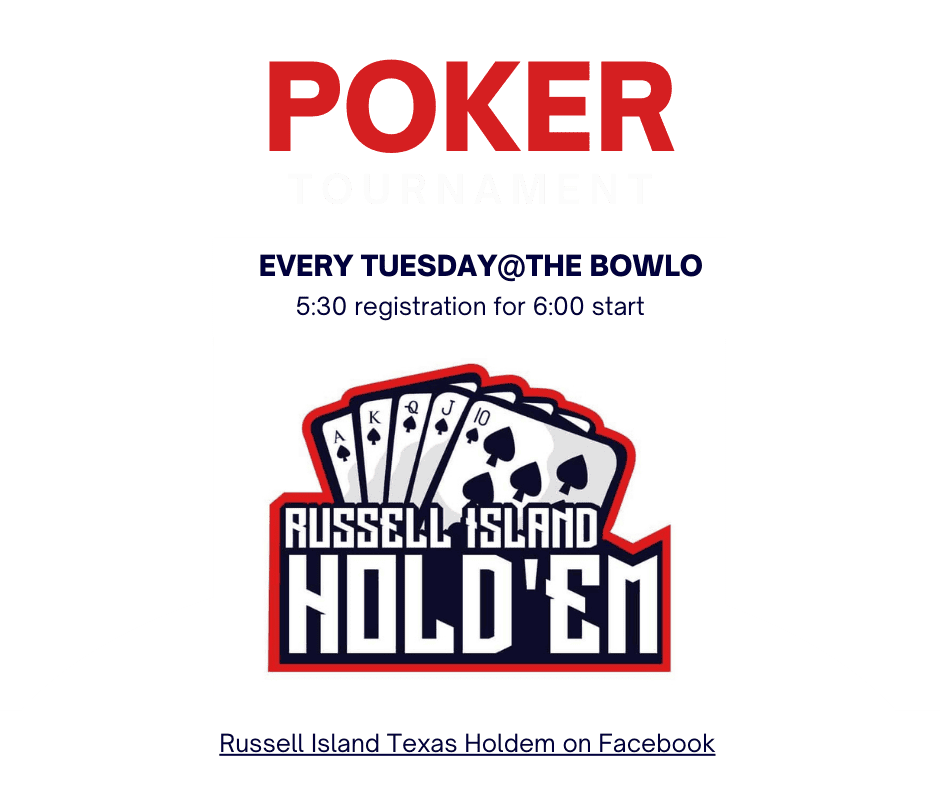 Texas Holdem Poker - Tuesdays @ the bowlo