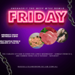Friday Nights @ the Bowlo - Member's draw, meat raffles & dinner at the Curlew Kitchen