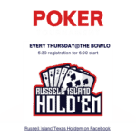 Texas Holdem Poker - Thursdays @ the bowlo